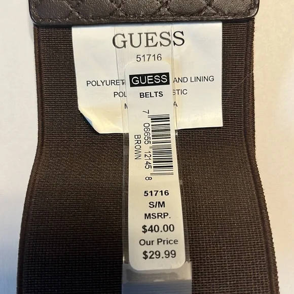 Guess Brand Brown Belt NWT - Picture 3 of 5